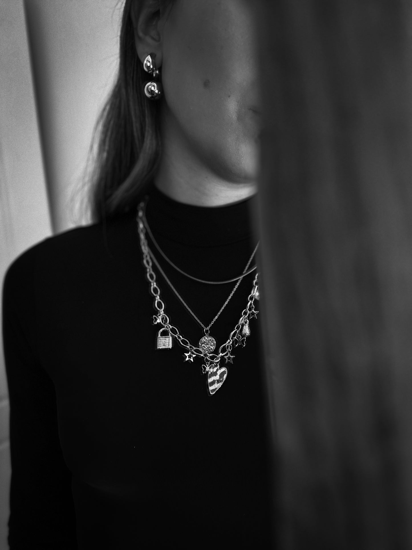 Silver Charm Necklace