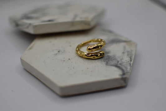 Gold Root Ring