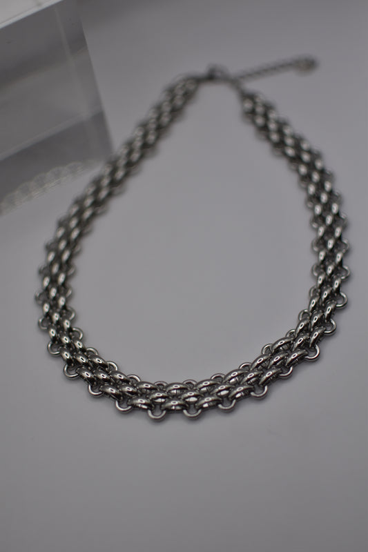Steel Weave Necklace