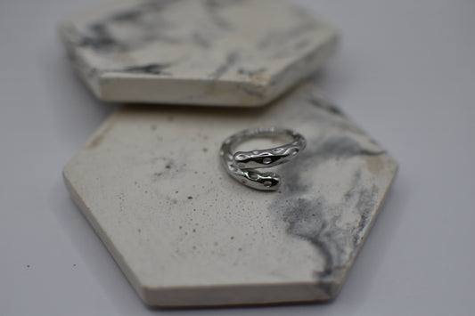 Silver Root Ring