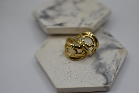 Loops Gold Earrings