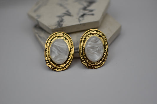 White Siren Earrings