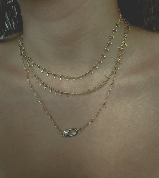 Pearl Pin Necklace