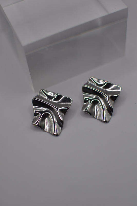 Lines Silver Earrings
