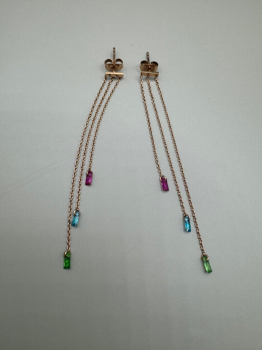 Colorful Crystal Earrings