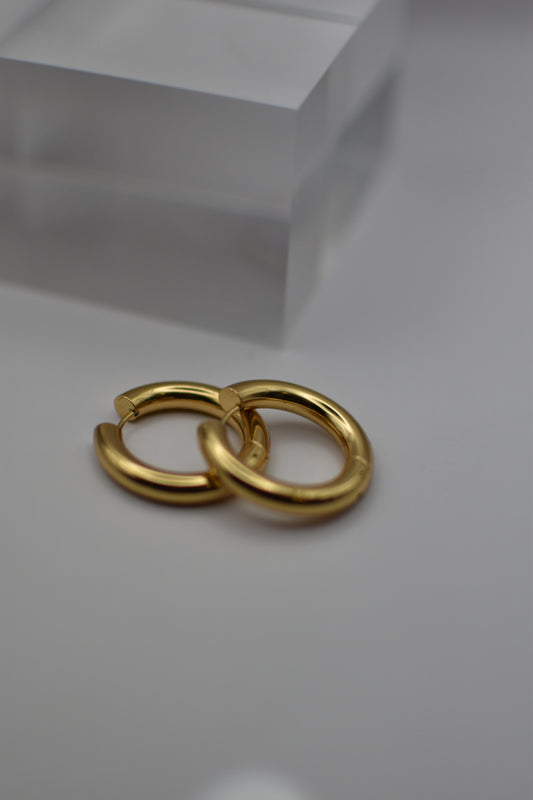Simple Gold Earrings