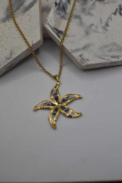 Black Blossom Necklace