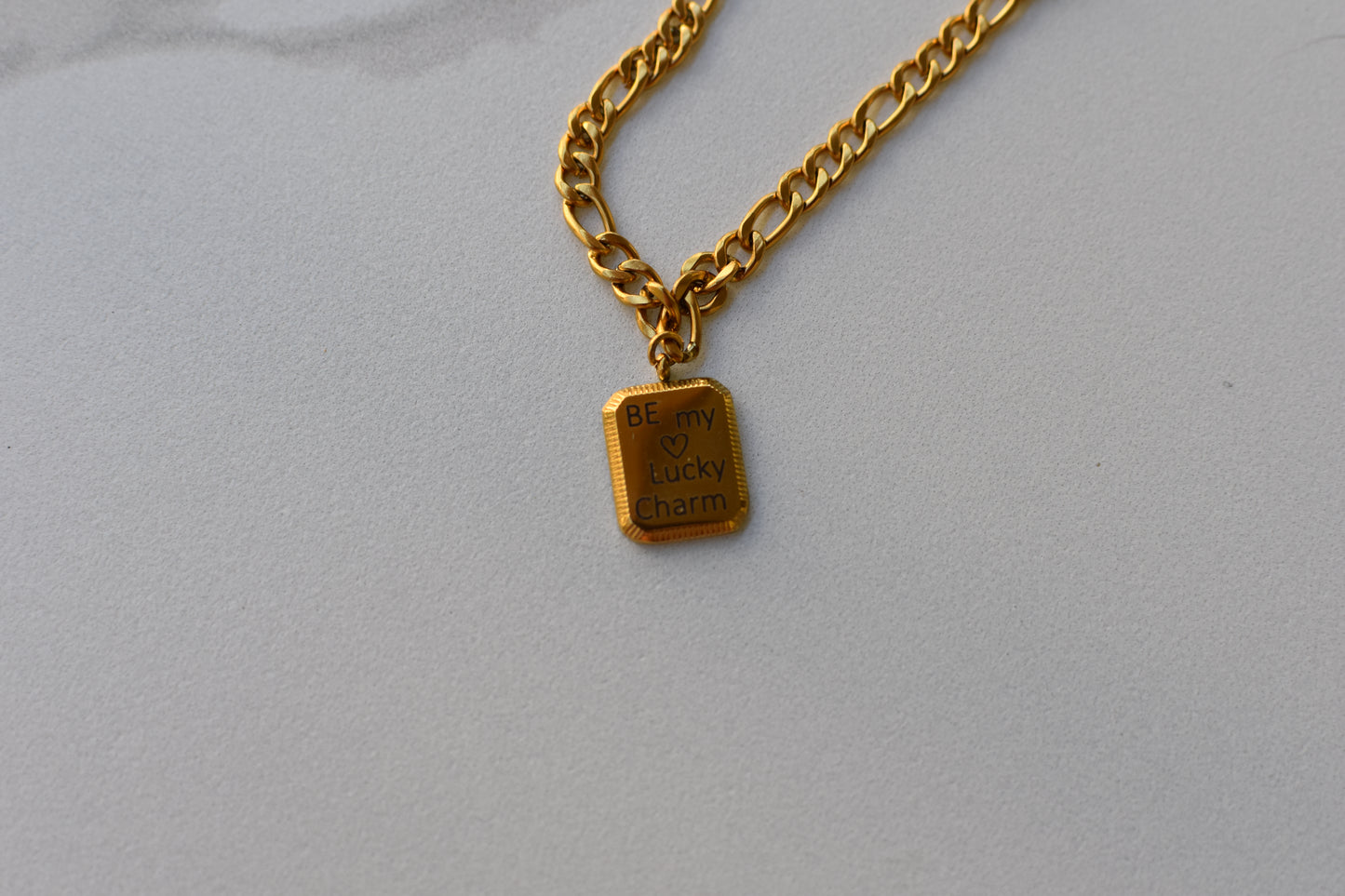 Lucky Gold Charm Necklace