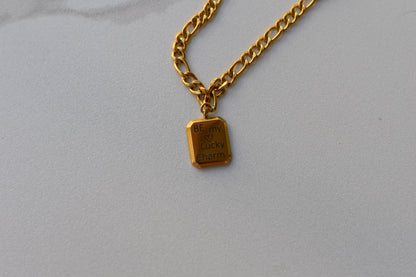 Lucky Gold Charm Necklace