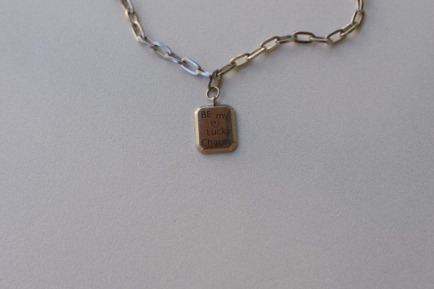 Lucky Silver Charm Necklace
