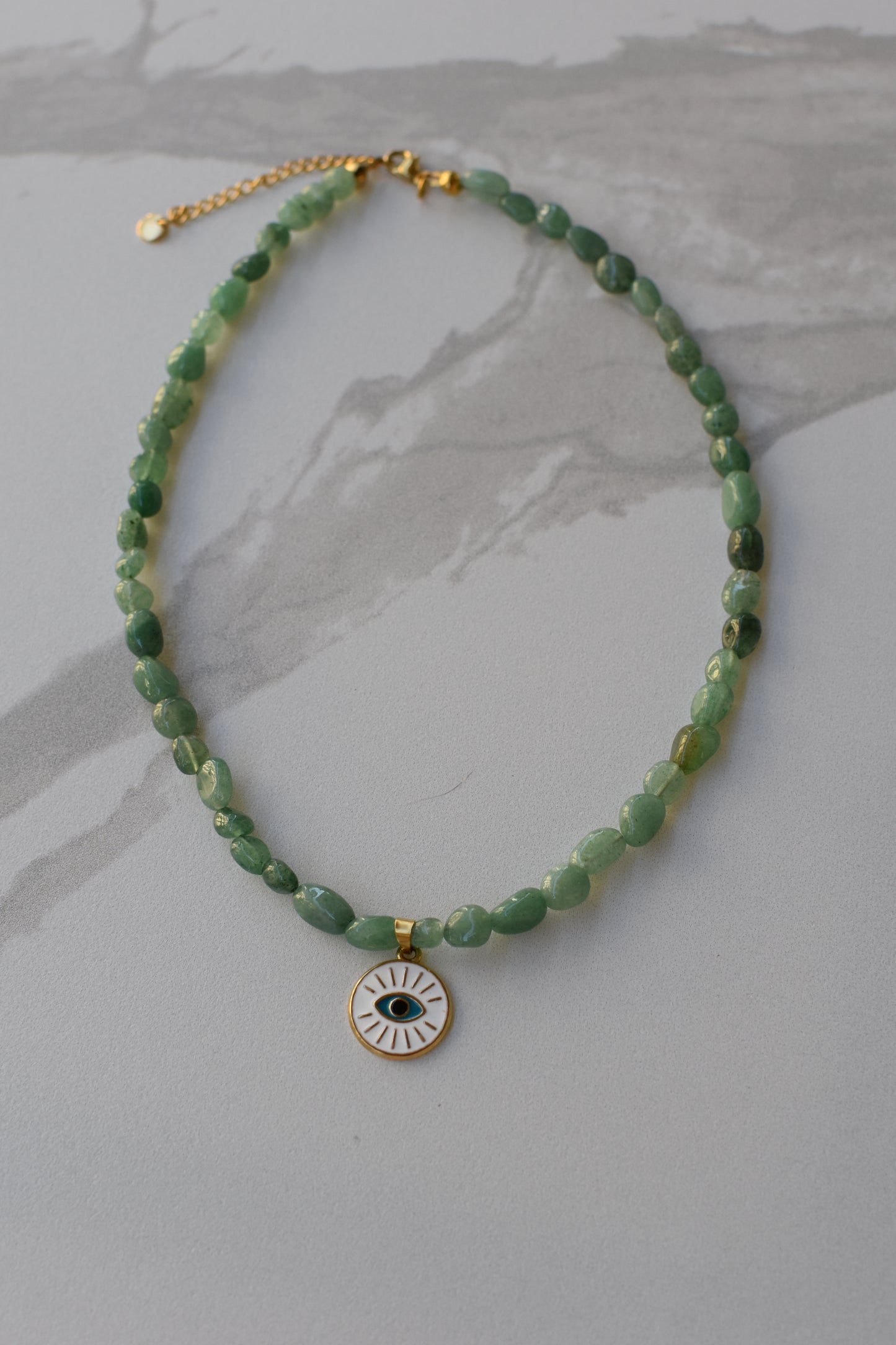Green Shield Necklace
