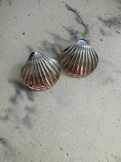 Silver Shell Earrings