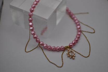 Pink Pearl Necklace