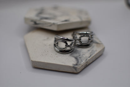 Loops Silver Earrings