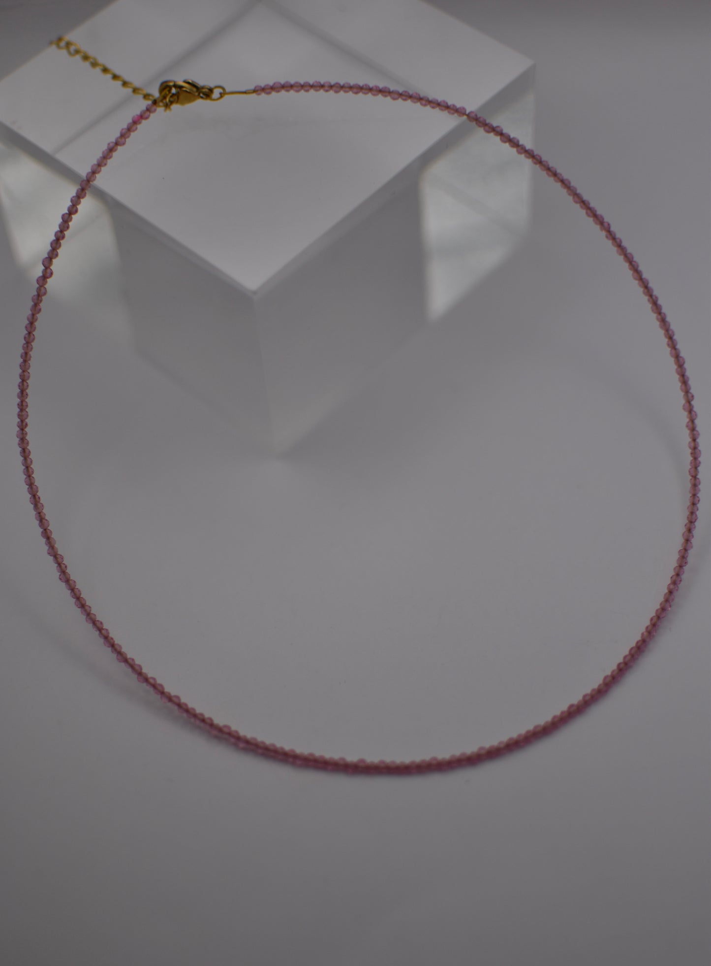 Pink Glass Necklace