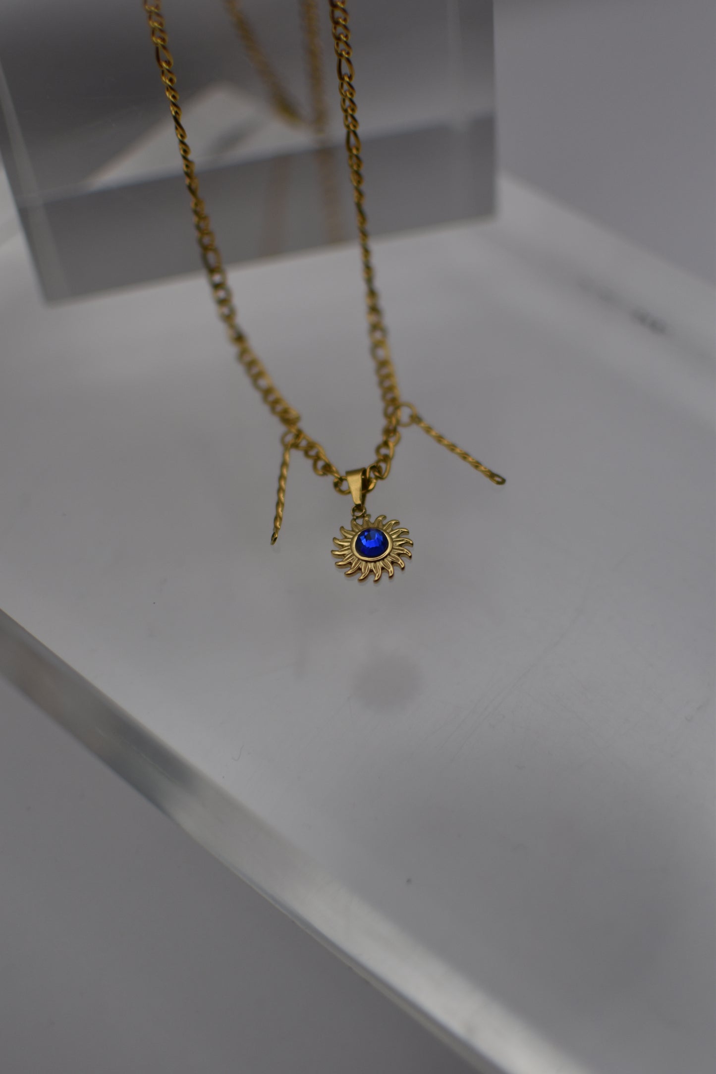 Azure Sun Necklace