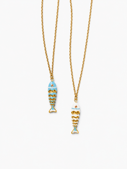 Azure Fish Necklace