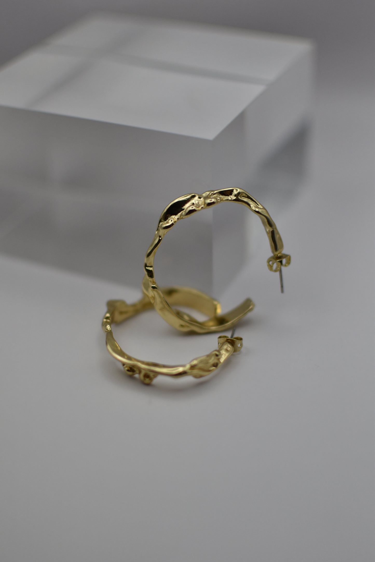 Iris Gold Earrings