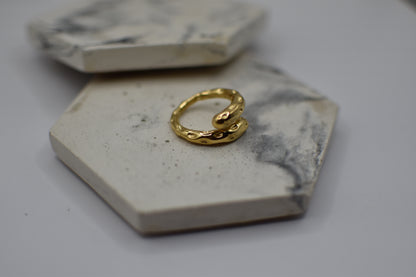 Gold Root Ring