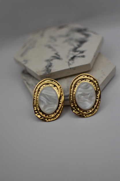 White Siren Earrings