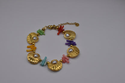 Colorful Shell Bracelet
