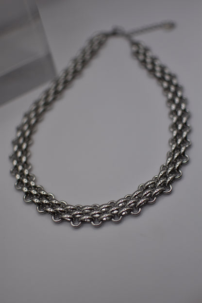 Steel Weave Necklace