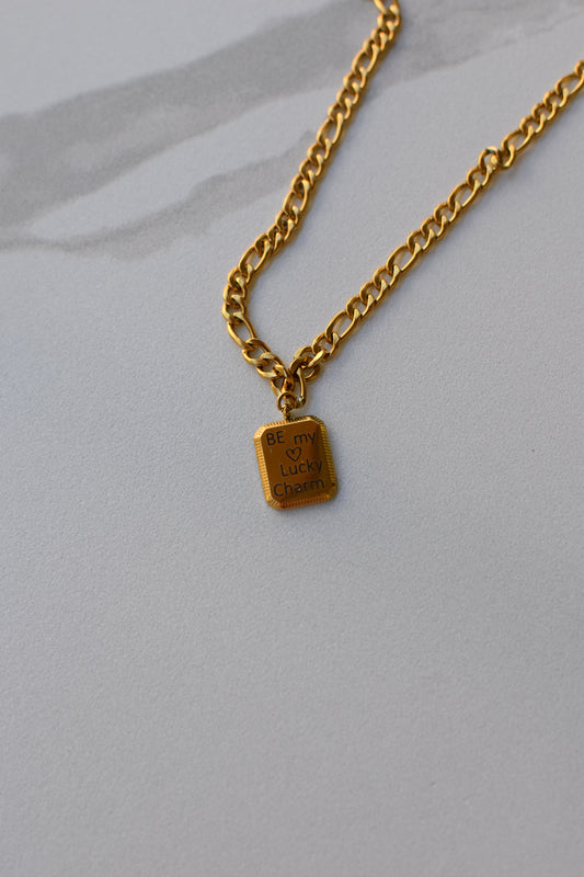 Lucky Gold Charm Necklace