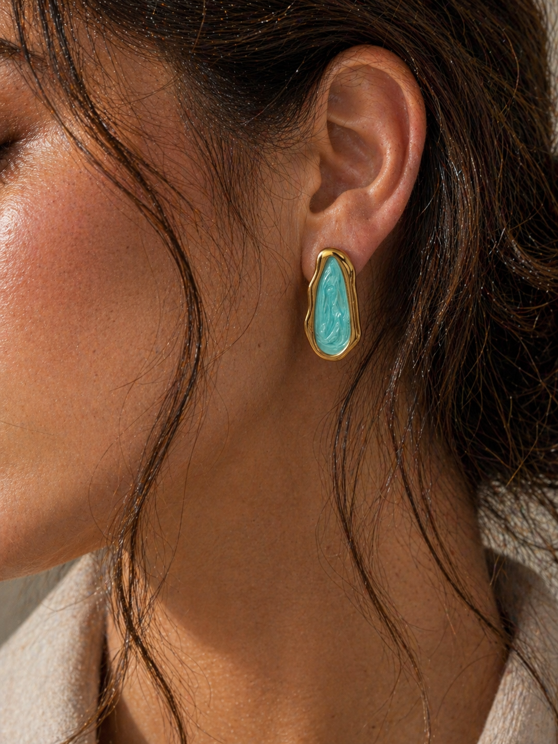 Aegean Stone Earrings