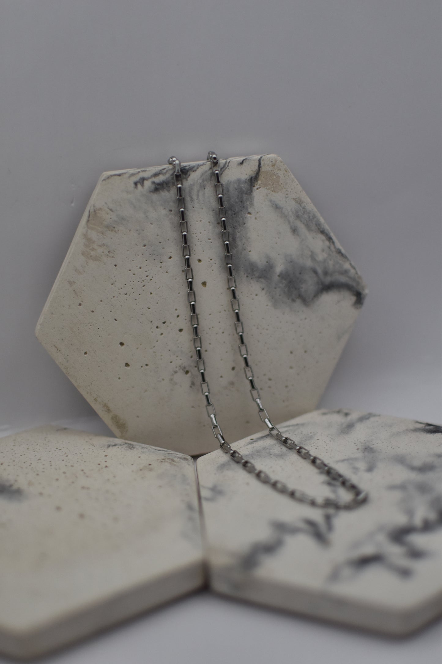 Silver Linear Necklace