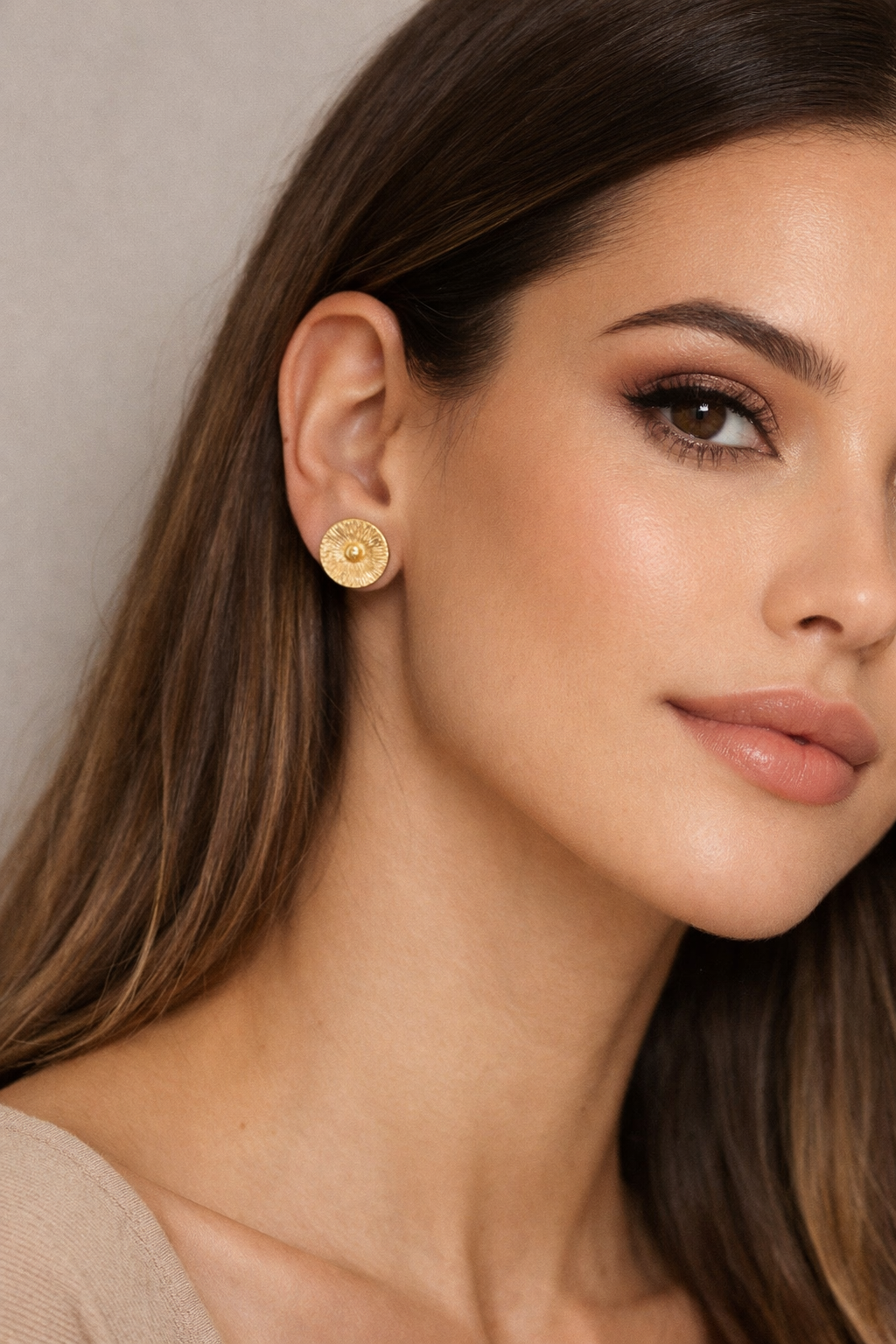 Gold Solaria Earrings