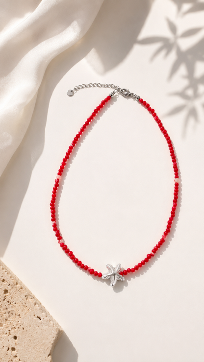 Scarlet Sea Necklace