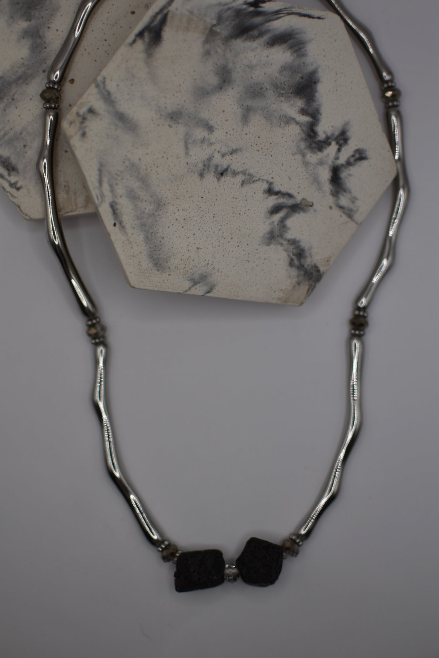 Volcanic Silver Necklace