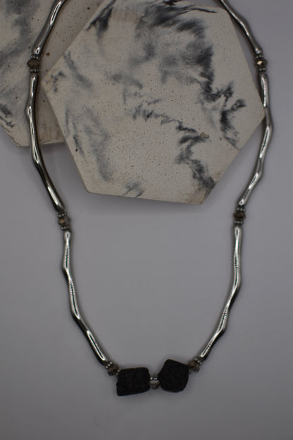 Volcanic Silver Necklace