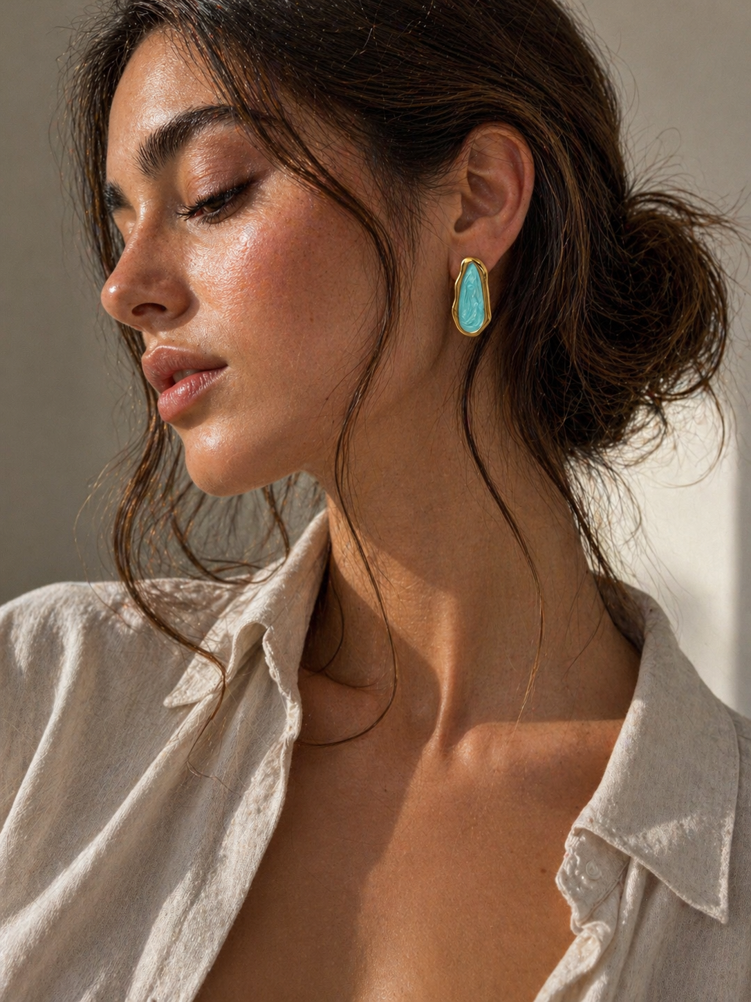 Aegean Stone Earrings