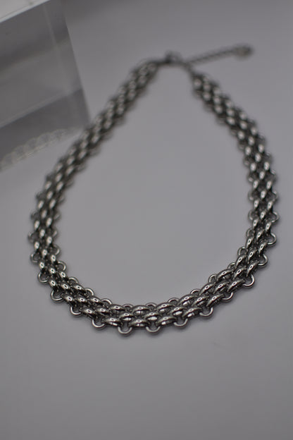 Steel Weave Necklace