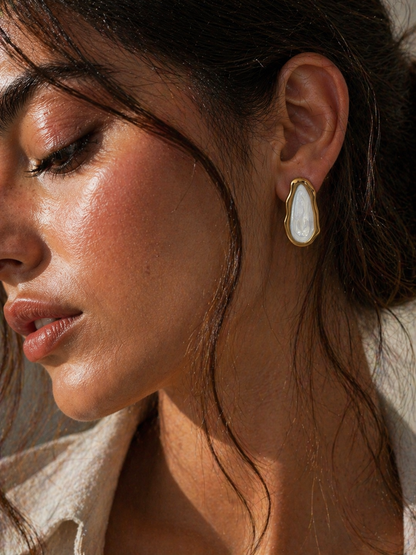 Ivory Aura Earrings