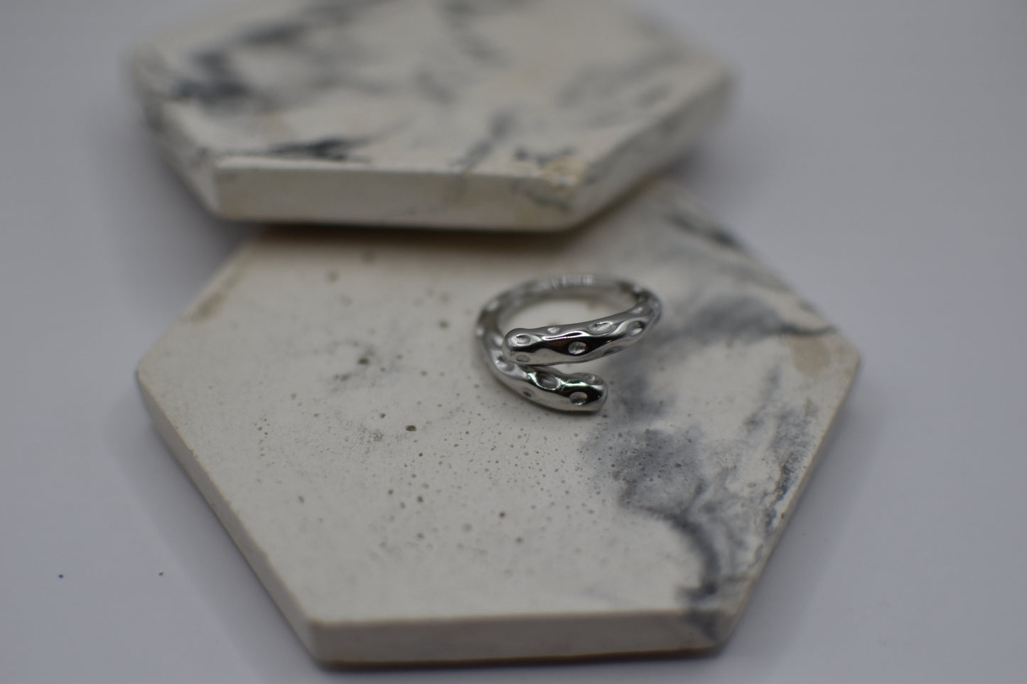 Silver Root Ring