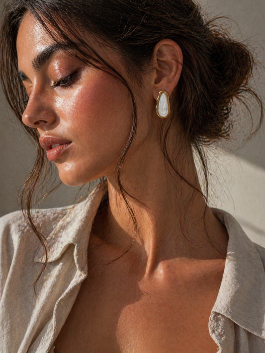 Ivory Aura Earrings