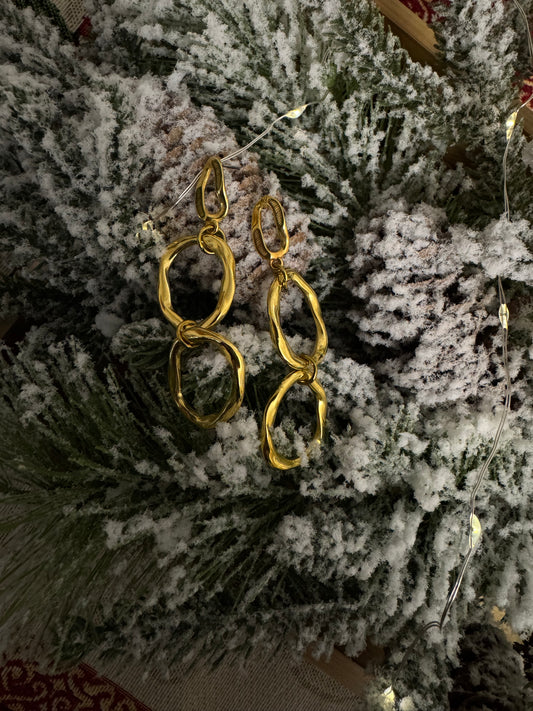 Gold Chain Earrings