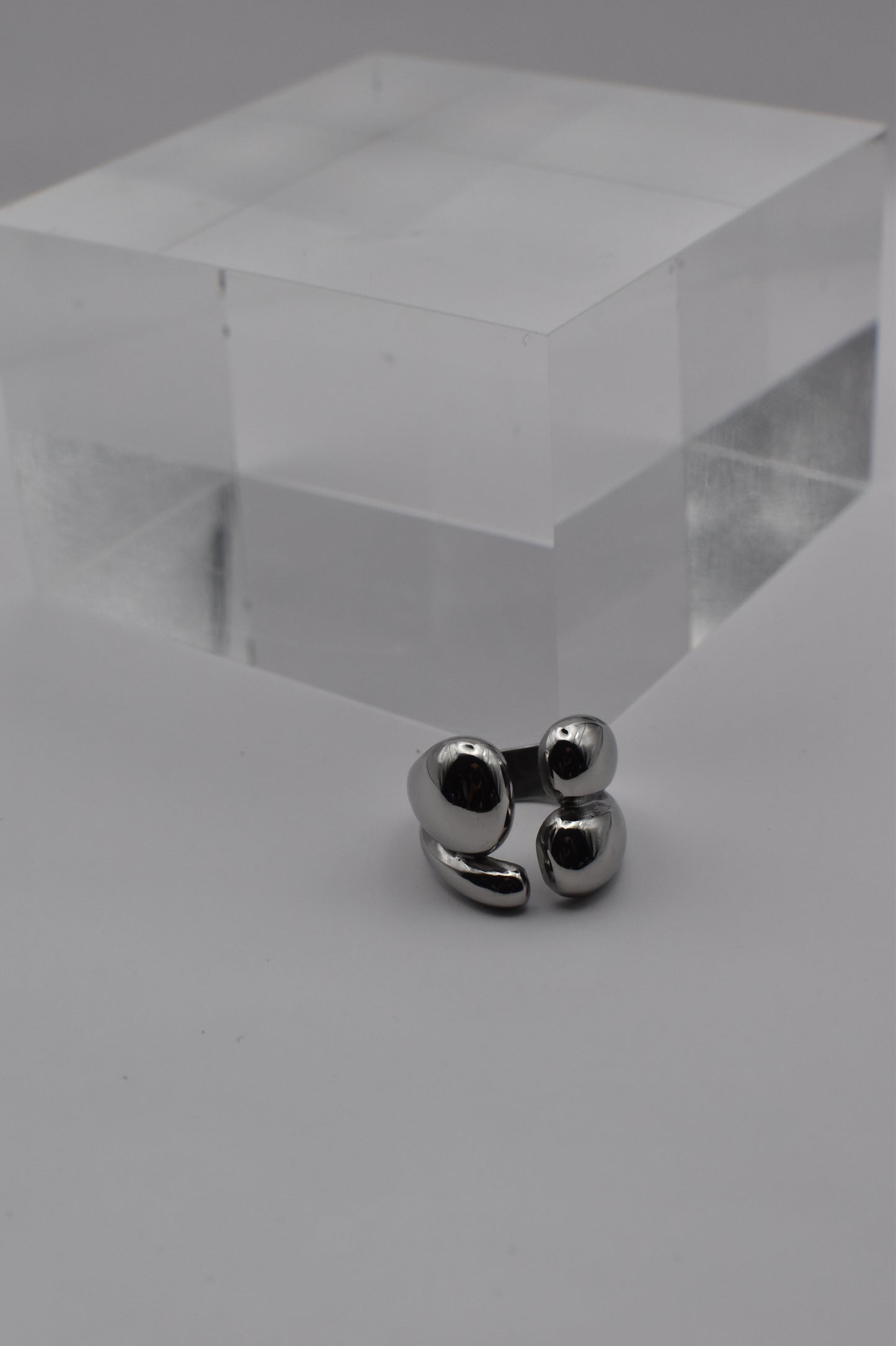 Glossy Silver Ring