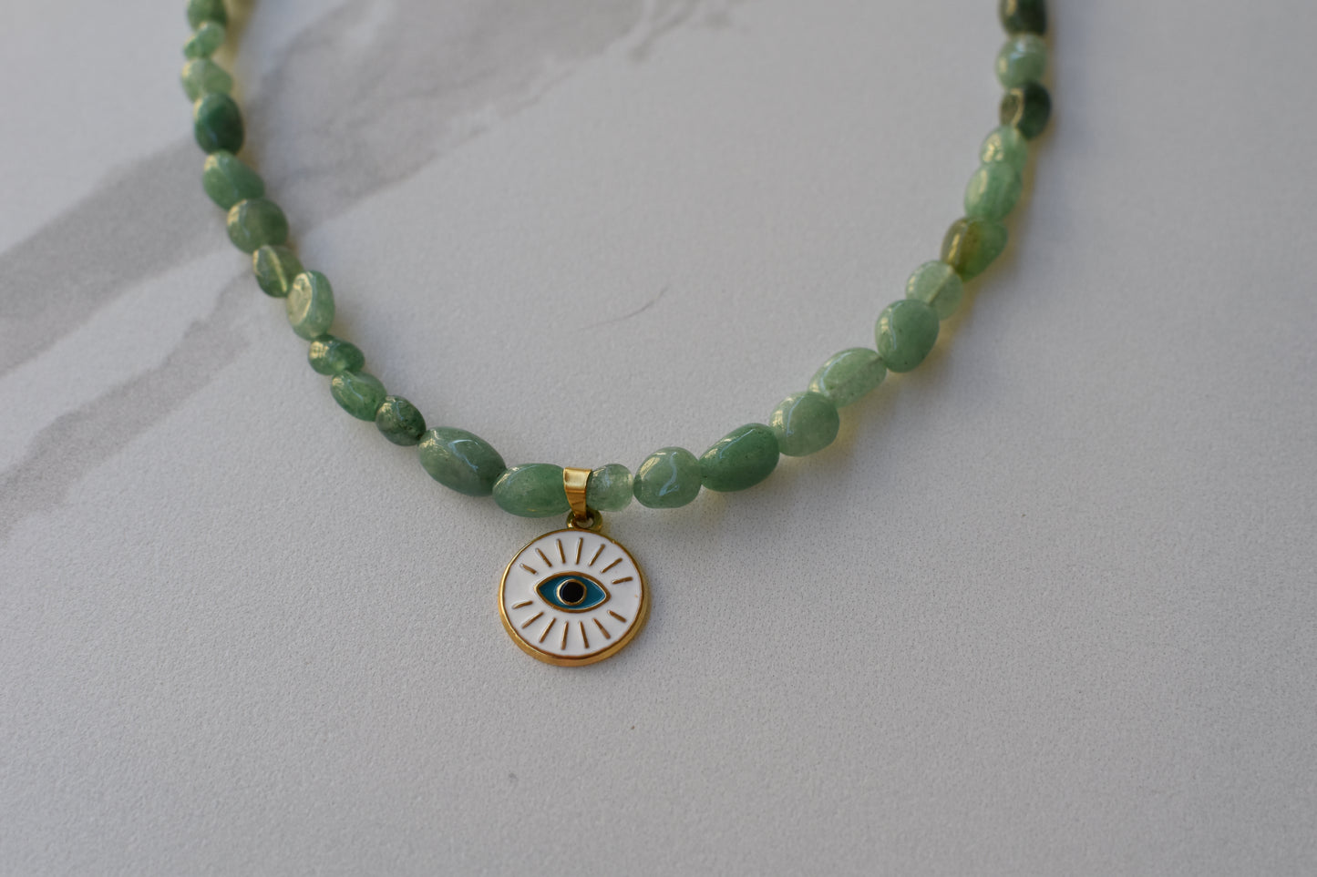 Green Shield Necklace