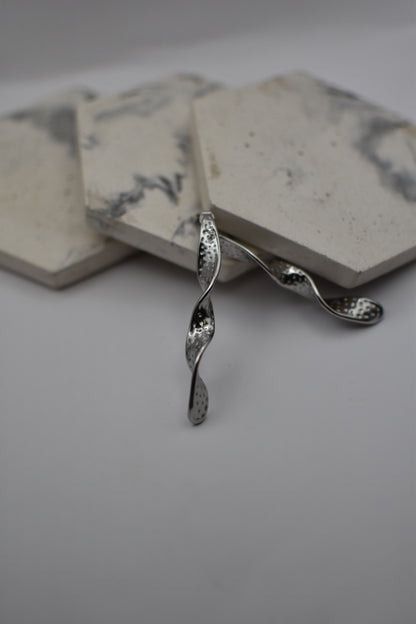 Silver Hammer Earrings