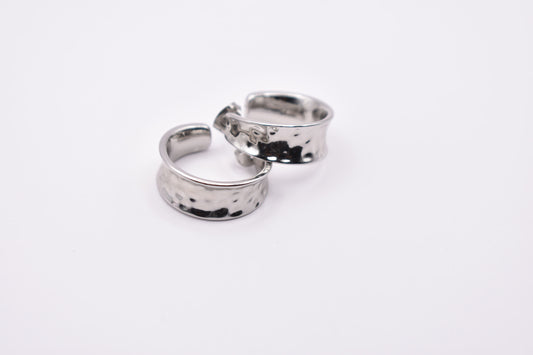Artemis Silver Hoops
