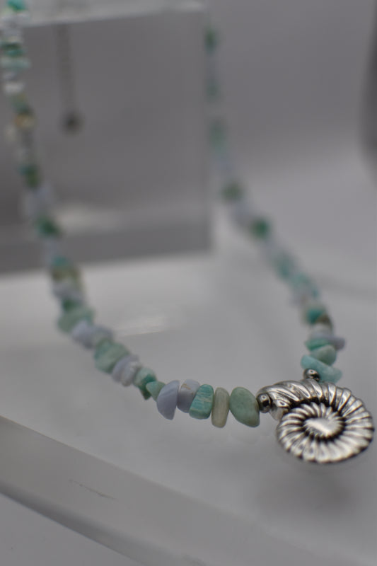 Turquoise Shell Necklace