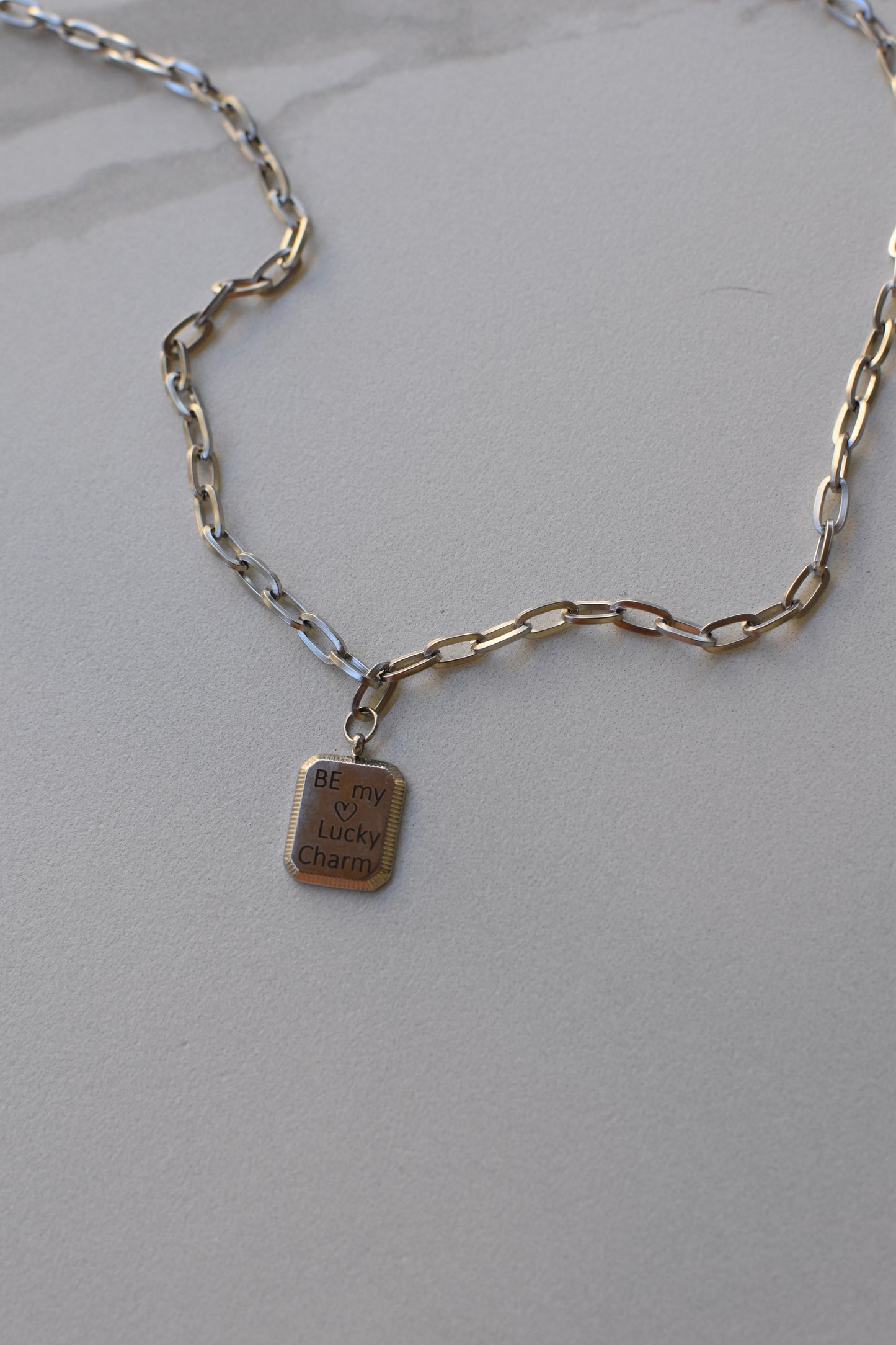 Lucky Silver Charm Necklace