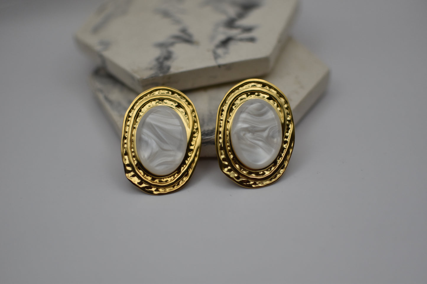 White Siren Earrings