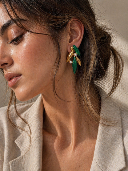 Golden Ivy Earrings