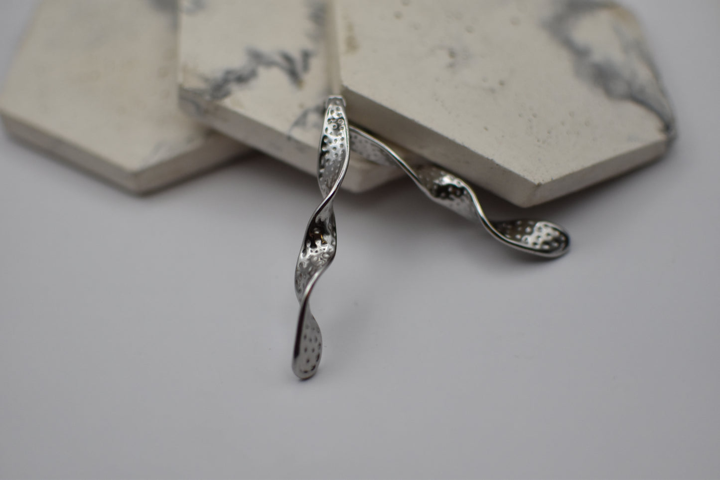 Silver Hammer Earrings