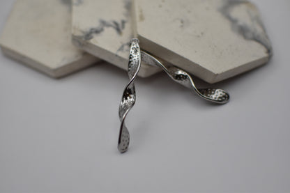 Silver Hammer Earrings