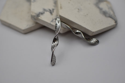 Silver Hammer Earrings